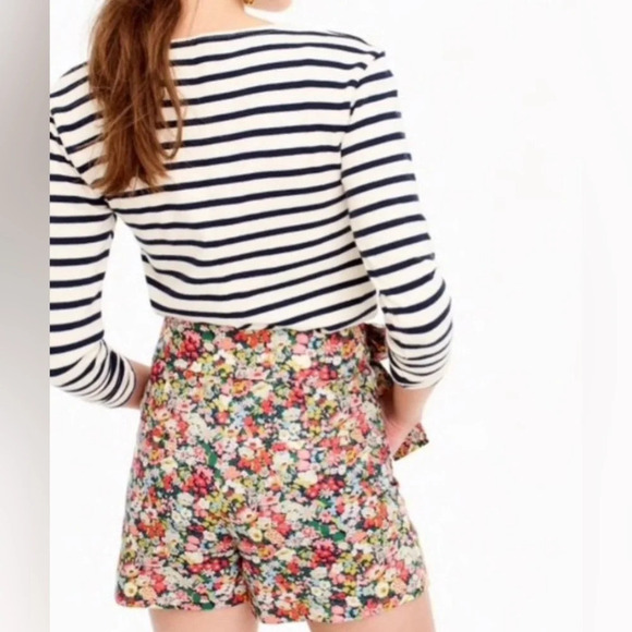 J. Crew x Liberty of London Thorpe Floral Sleeveless Top & Shorts SET S/4 - Picture 3 of 13